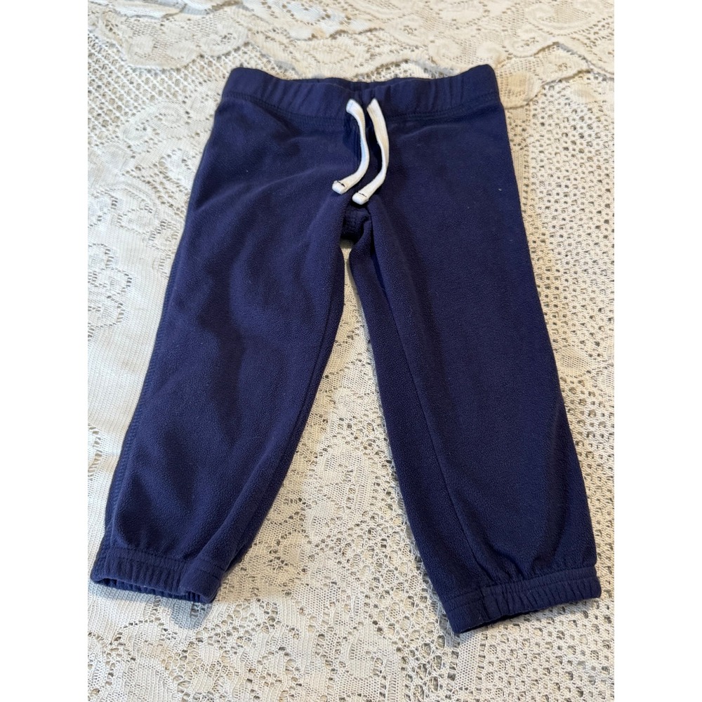 Carters‎ Toddler Boys Girls Navy Blue Fleece Jogger Pants Size 2T